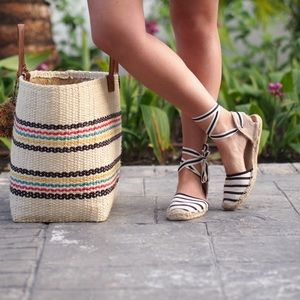 Sóludos stripe espadrilles